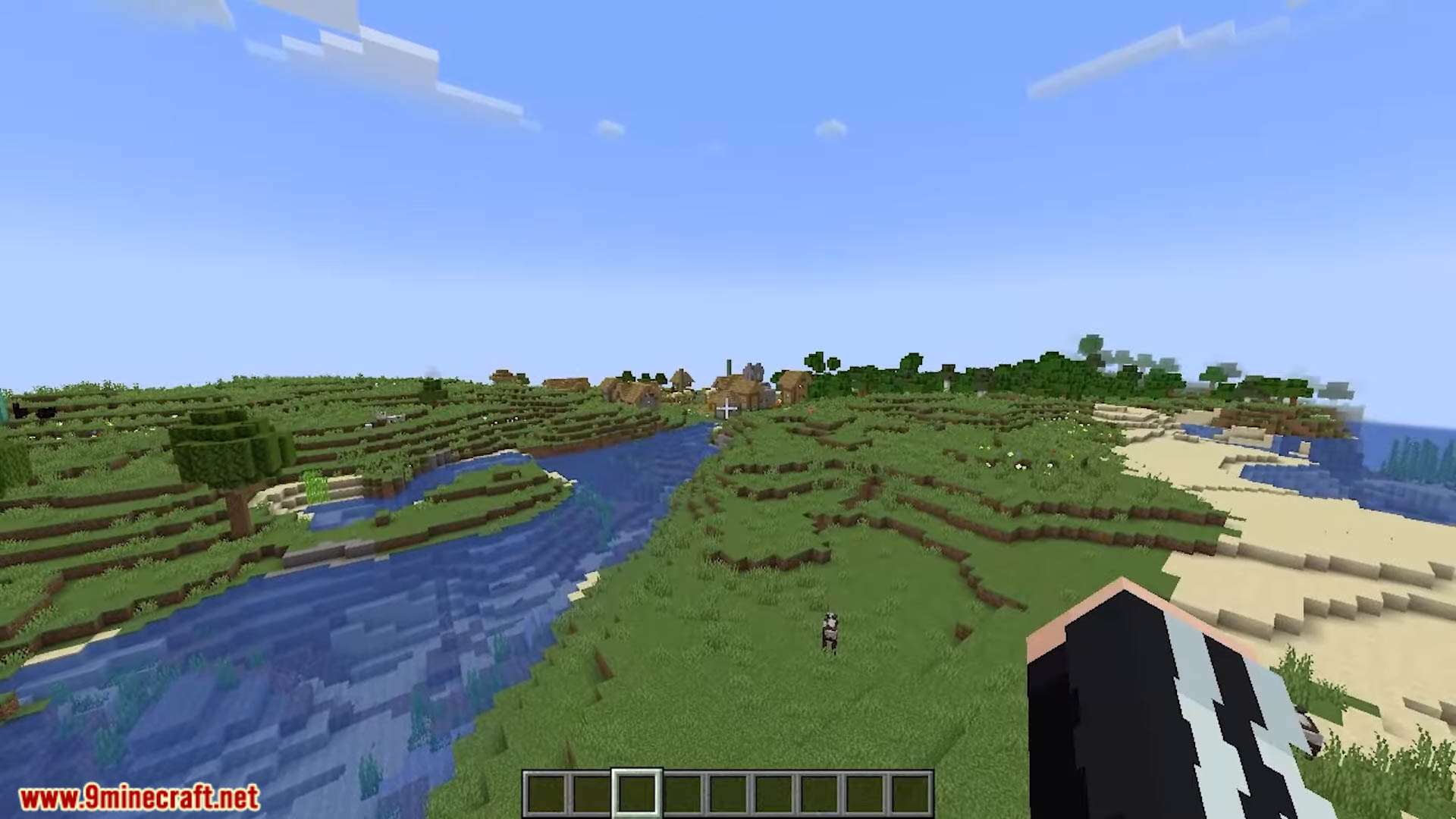 Best Four-Village Spawn God Seeds For Minecraft (26.2, 1.21.1) – Java Edition 6 Best god seed for minecraft with 4 villages at spawn screenshots 3