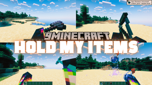 Bucketem Remodeled Resource Pack (1.21.11, 1.21.1) – Lifelike 3D Mobs 8 Hold my items mod thumbnail 500x281 1