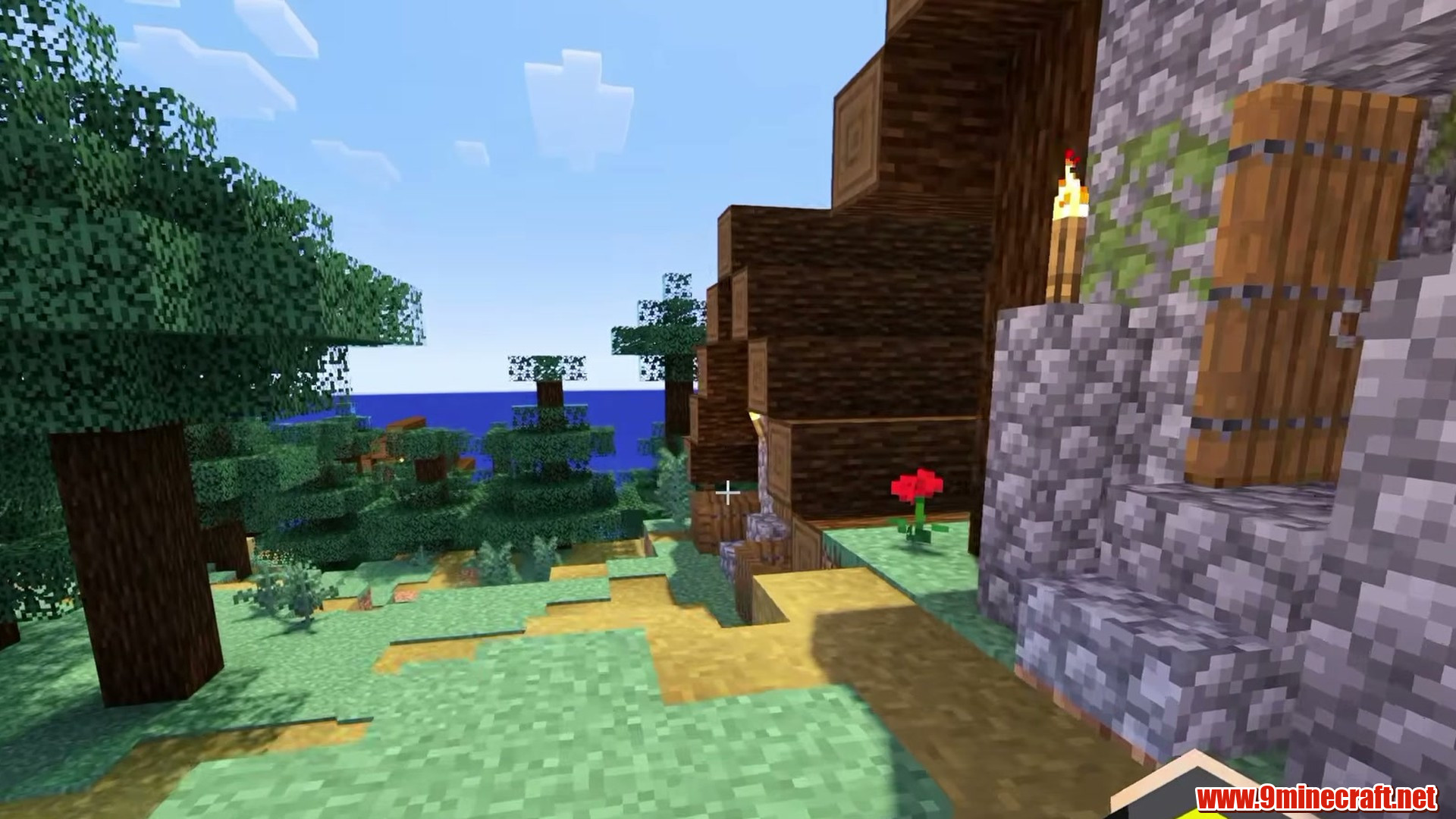 12 Coastal And Island Seeds Made For Ocean Adventures In Minecraft (26.2, 1.21.11) – Java/Bedrock Edition 3 Terrain and landmarks in minecraft seed 123553276234148