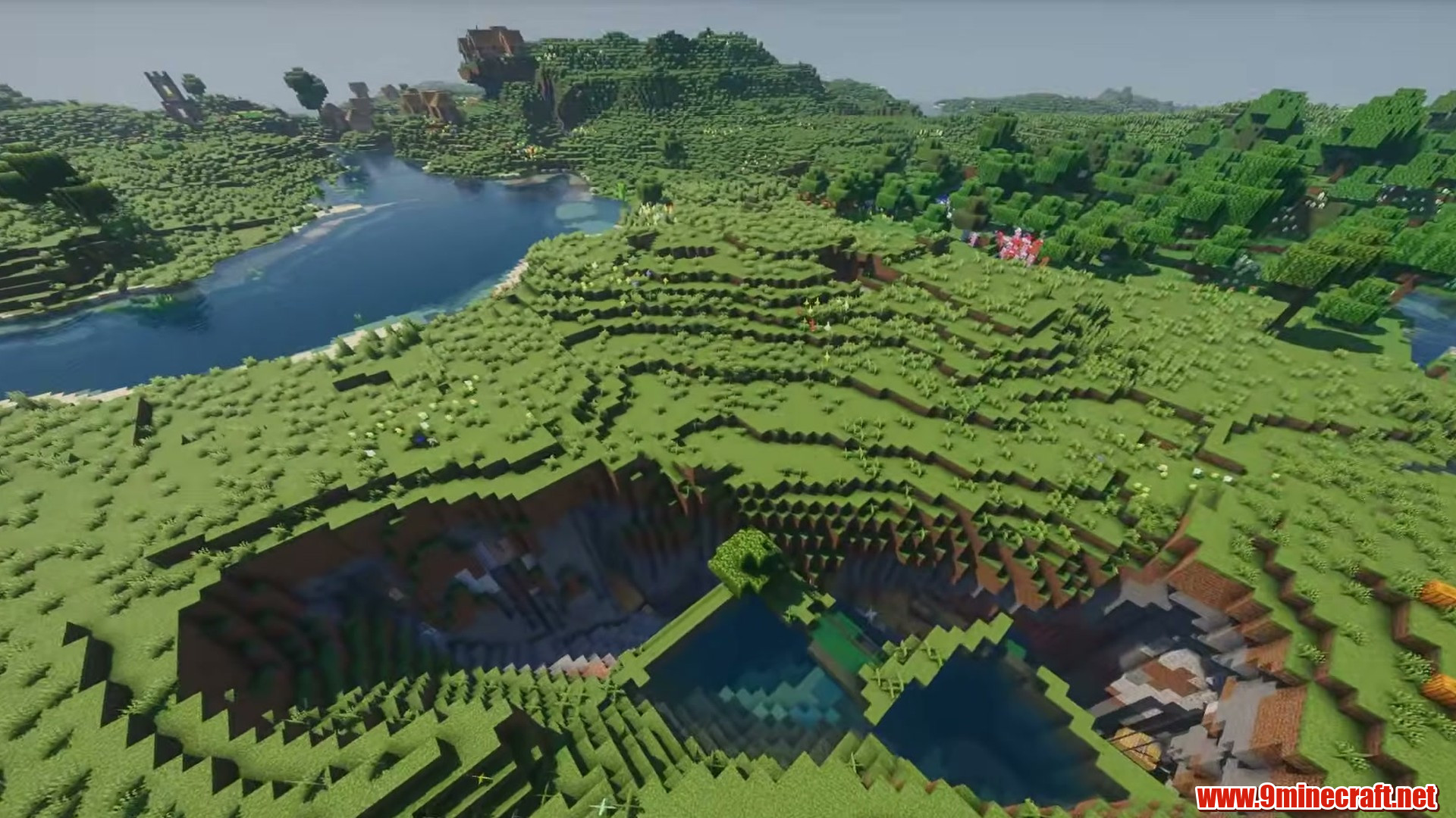 12 Village Seeds With Spawn Points Worth Building Around For Minecraft (26.2, 1.21.11) – Java/Bedrock Edition 21 Terrain and landmarks in minecraft seed -6709307015420174202