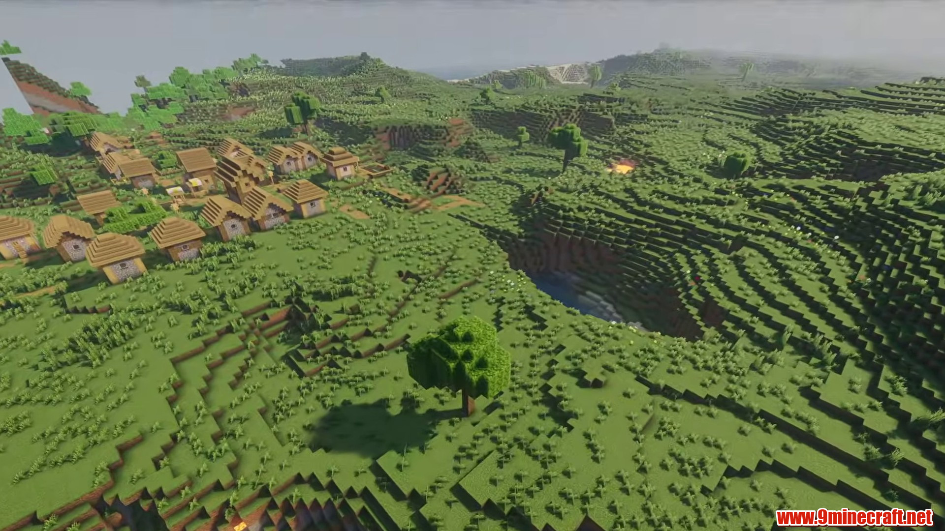 12 Wide-Open Building Seeds For Minecraft Projects (26.2, 1.21.11) – Java/Bedrock Edition 15 Scenic terrain from minecraft seed -4484627431435005419
