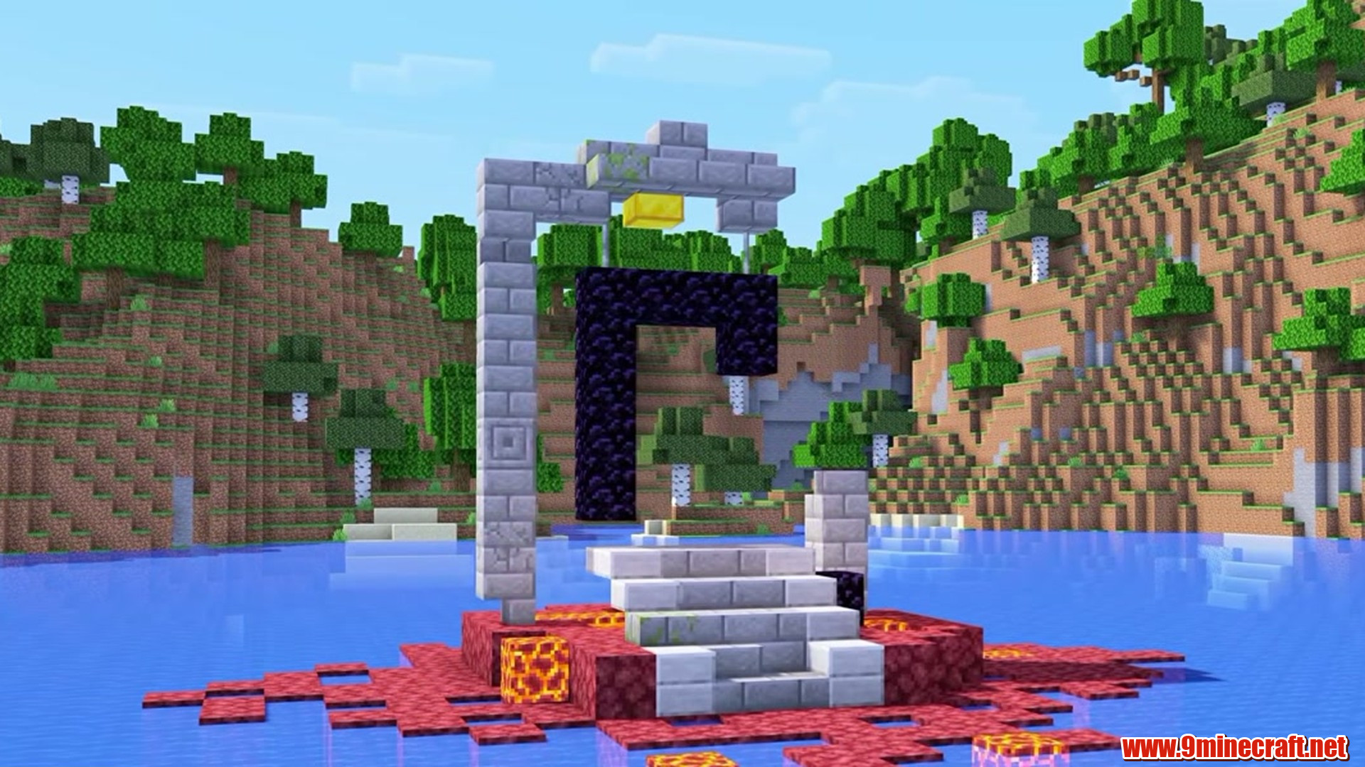Abandoned camp lake - minecraft seed -2192690068576007552