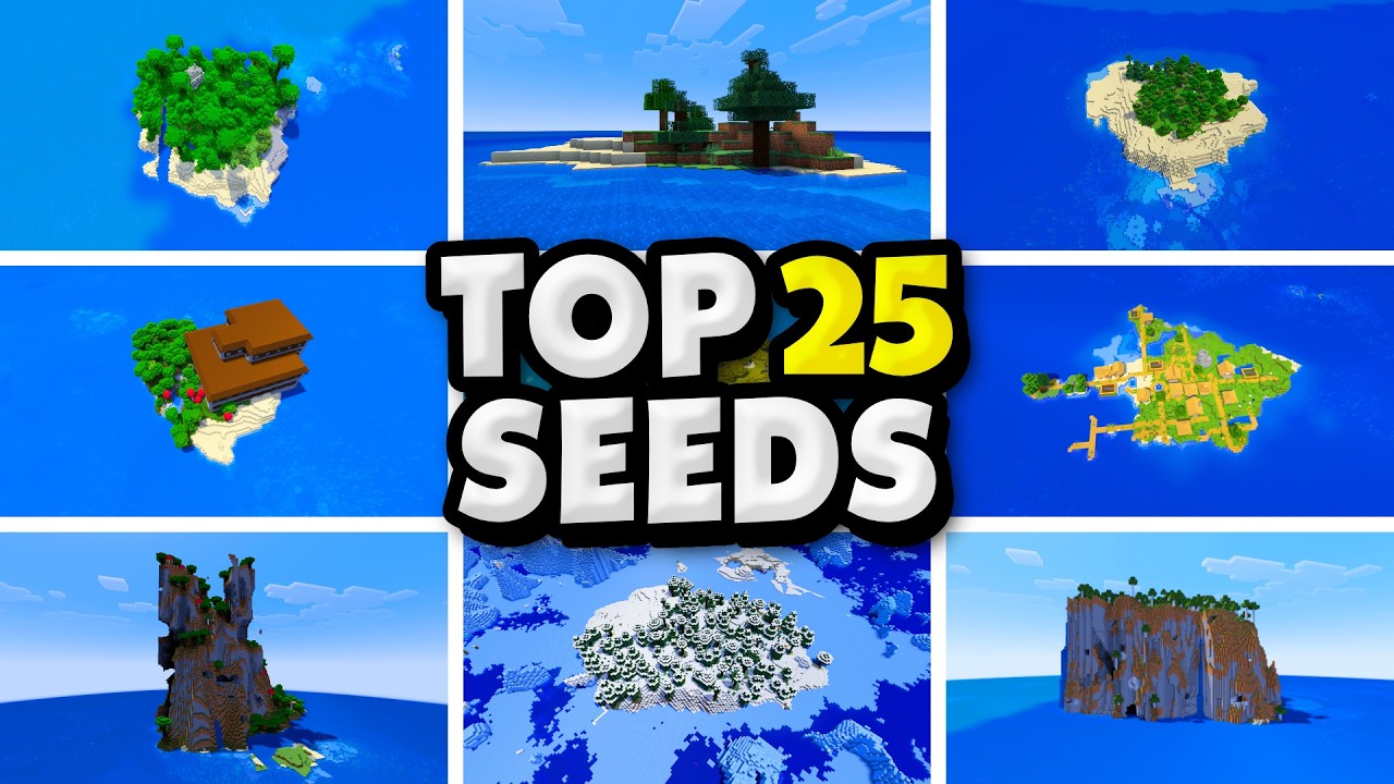 25 Survival Island Seeds For Minecraft (26.2, 1.21.1) – Java, Bedrock Edition