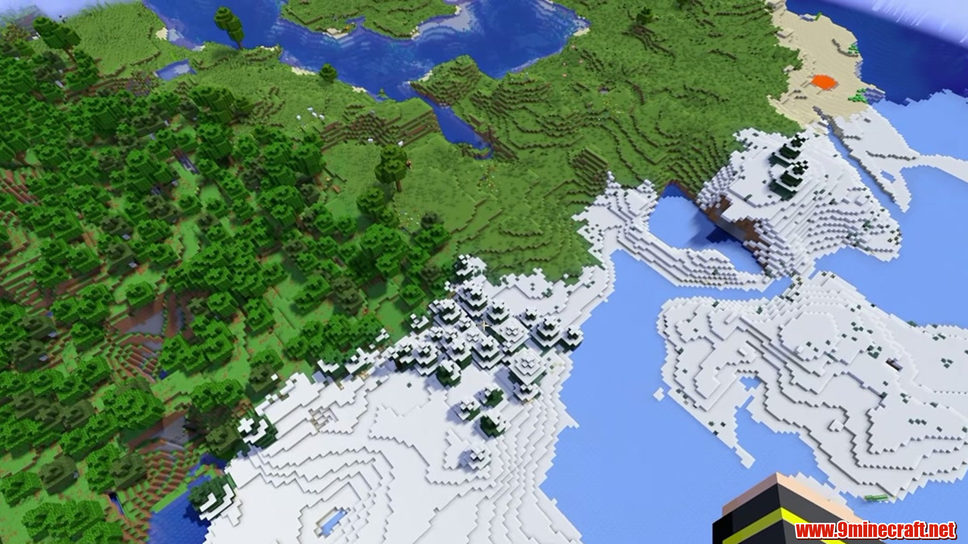 25 Epic Survival Island Seeds For Minecraft (26.2) – Java &Amp; Bedrock Edition 5 All-biome continent island - minecraft seed 2810280948