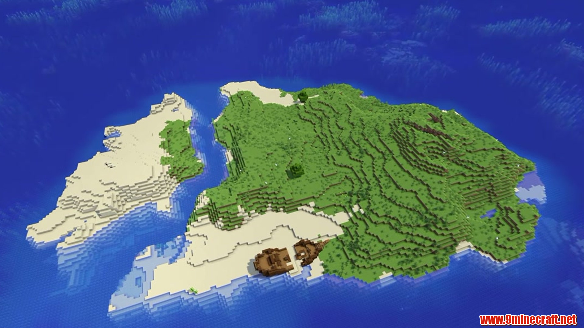 25 Epic Survival Island Seeds For Minecraft (26.2) – Java &Amp; Bedrock Edition 17 Castaway island - minecraft seed 808113045975942