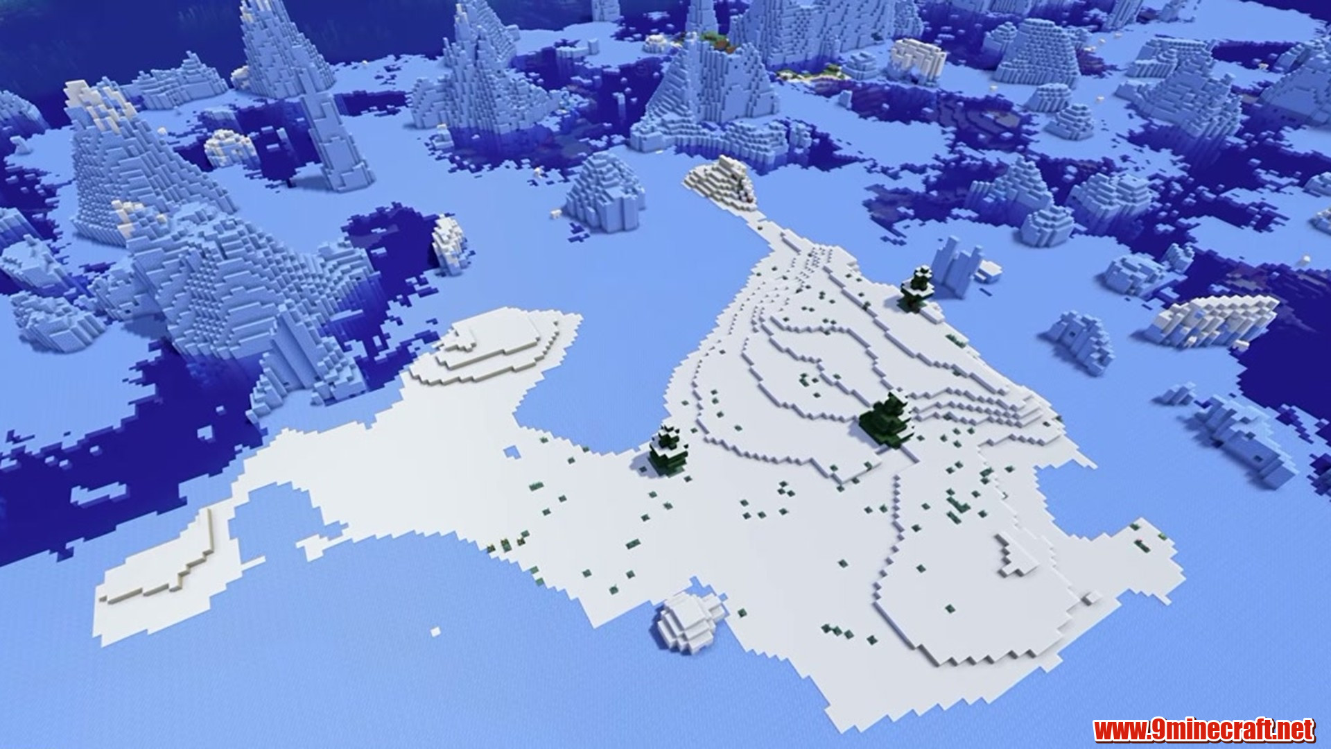 25 Epic Survival Island Seeds For Minecraft (26.2) – Java &Amp; Bedrock Edition 21 Igloo island - minecraft seed 6907958878433244199