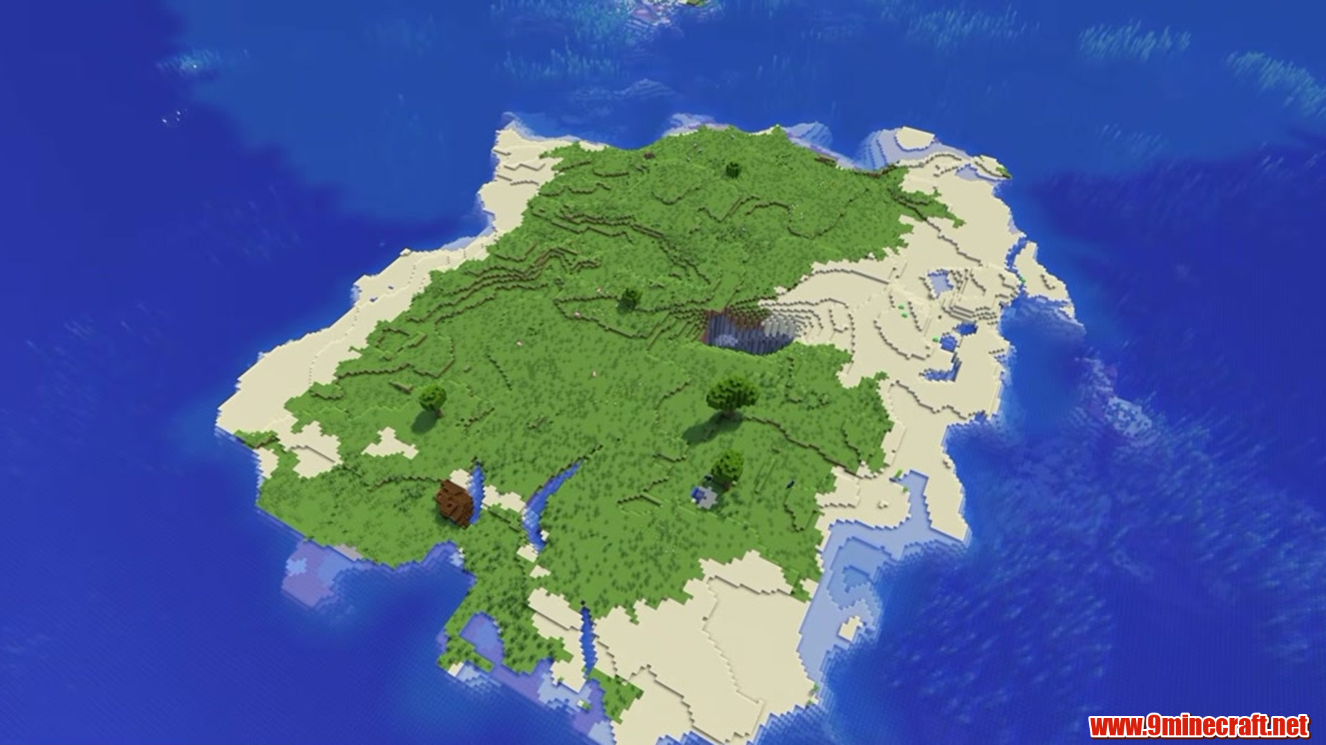 25 Epic Survival Island Seeds For Minecraft (26.2) – Java &Amp; Bedrock Edition 62 Big plains island - minecraft seed 4206900000262032420