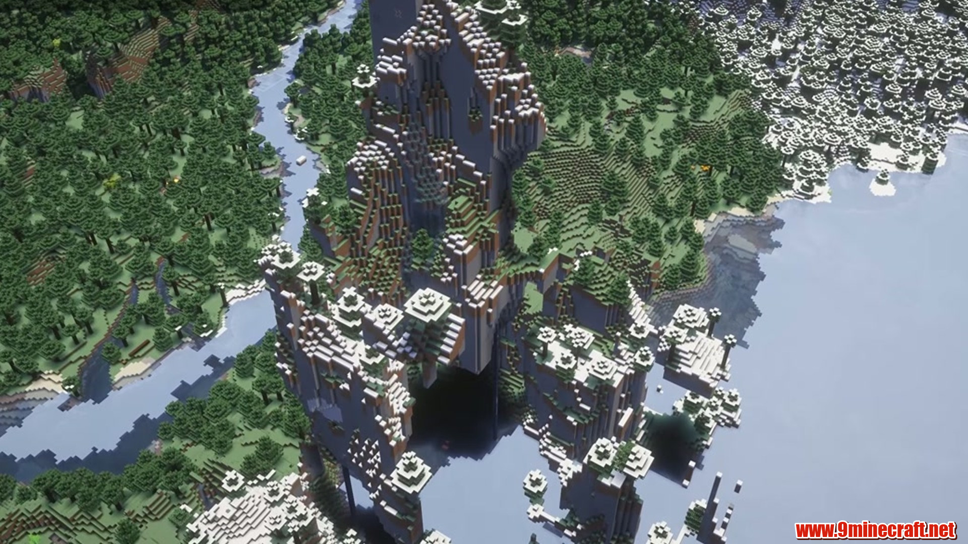 Icebound Peaks And Lonely Islands: Wild Minecraft Seeds (26.2, 1.21.11) – Java/Bedrock Edition 4 Floating taiga mountains in minecraft seed -6830606740513798320