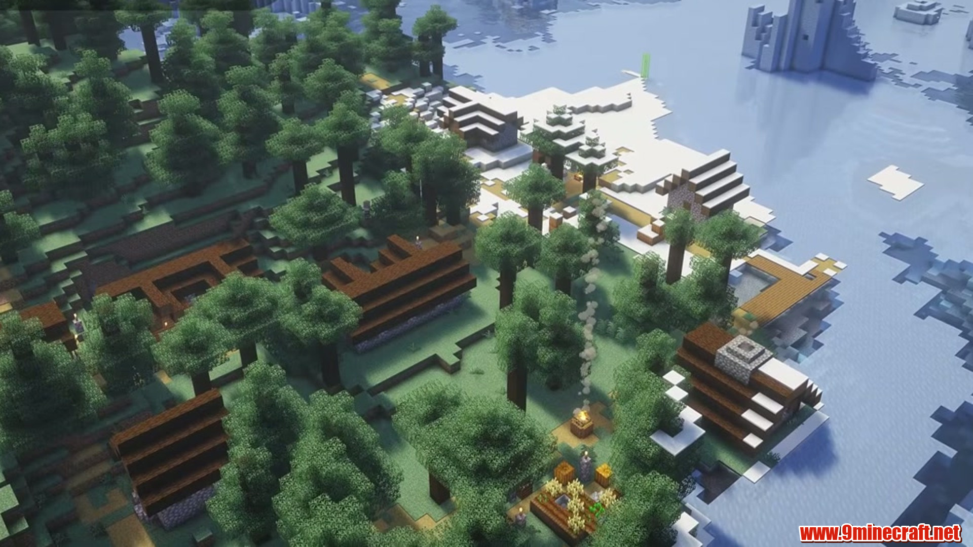 Icebound Peaks And Lonely Islands: Wild Minecraft Seeds (26.2, 1.21.11) – Java/Bedrock Edition 7 Second landscape view from minecraft seed 172262685746971157
