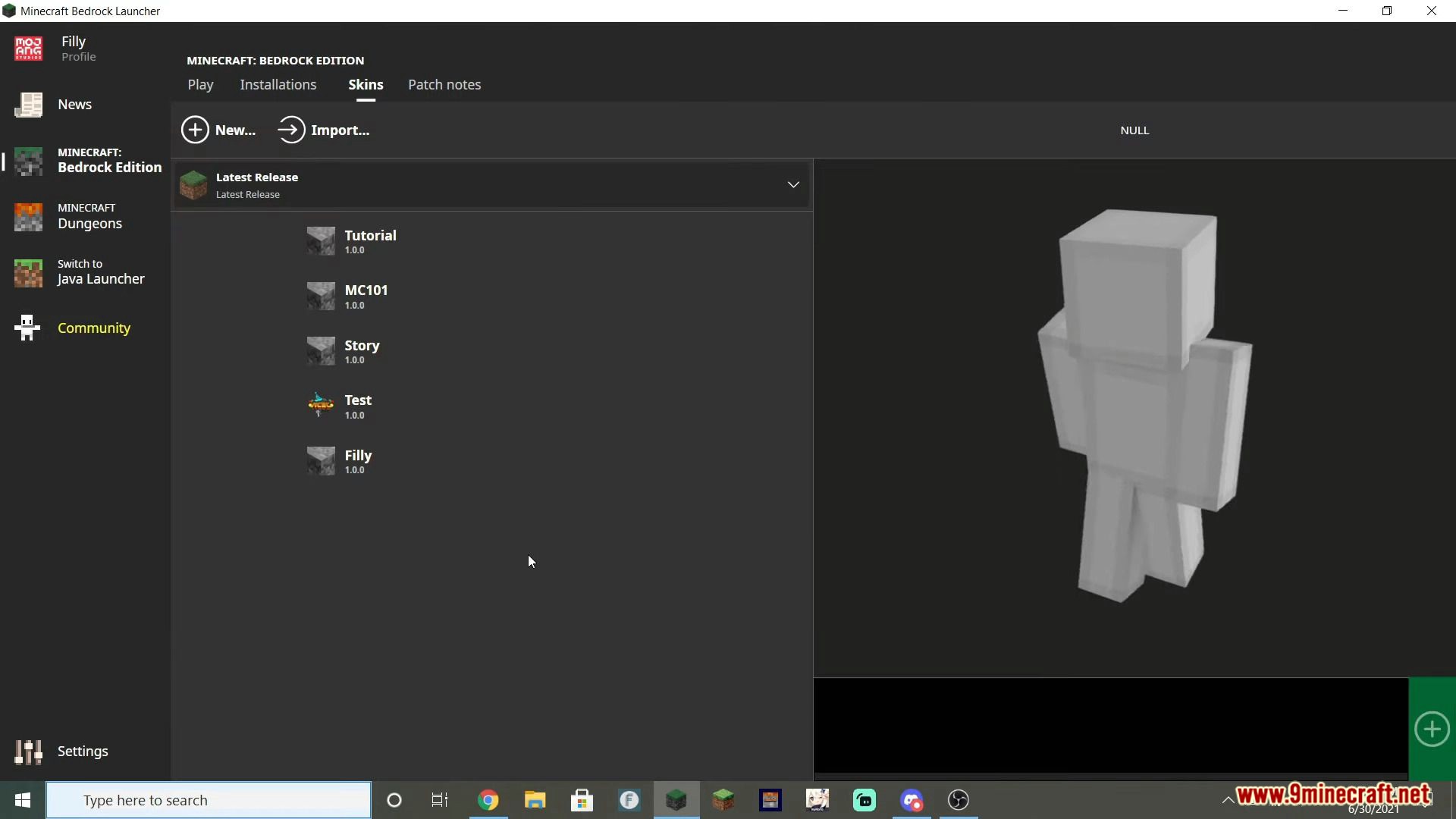 7 bedrock launcher