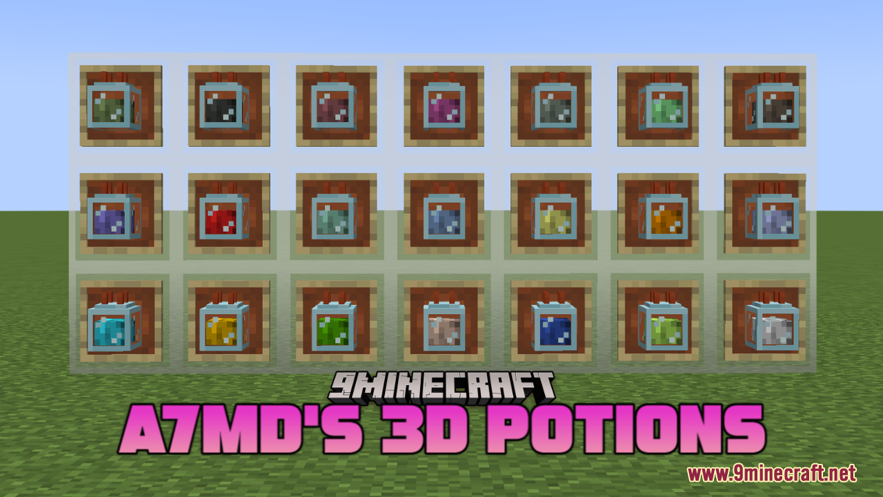 A7MD’s 3D Potions Resource Pack (26.2, 1.21.11) – Texture Pack