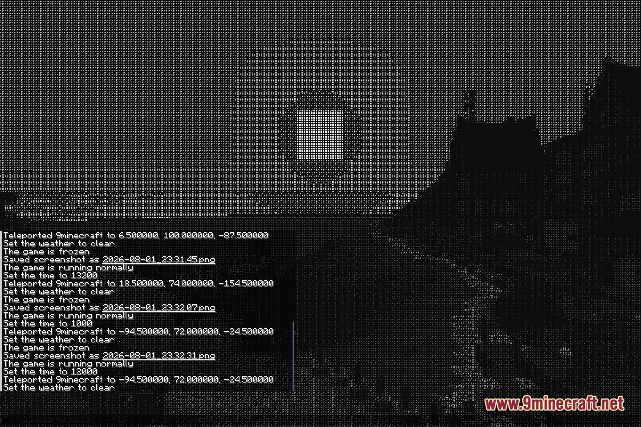 Ascii shaders screenshot 2