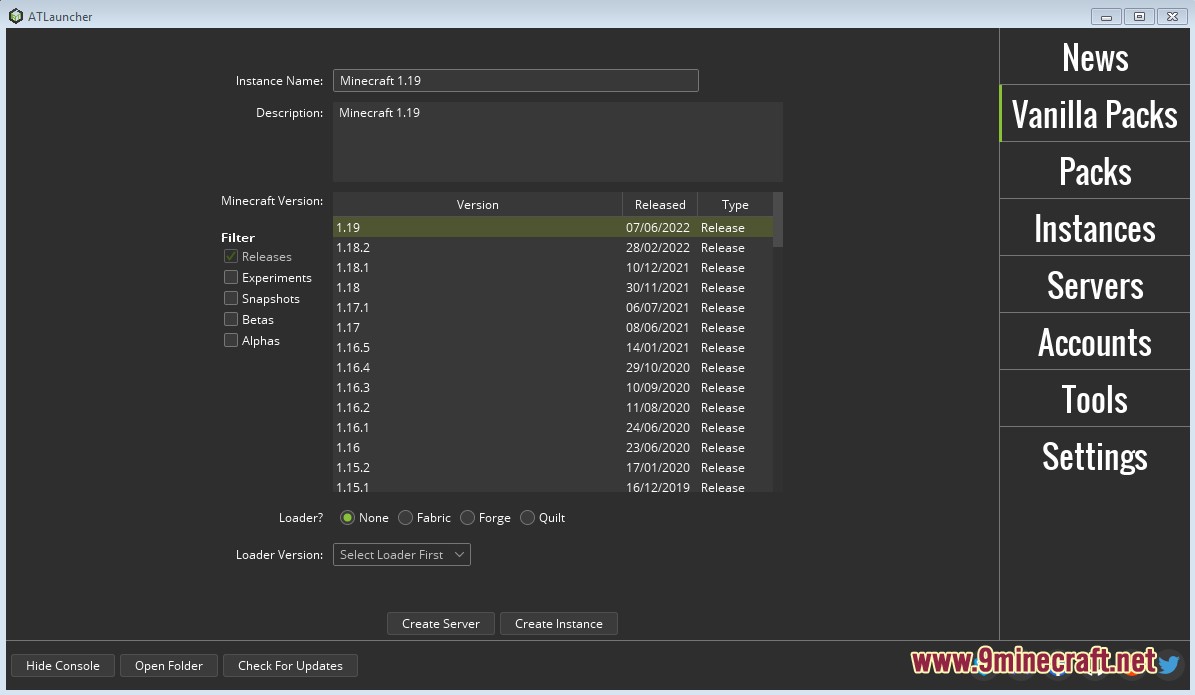 Atlauncher screenshots 2