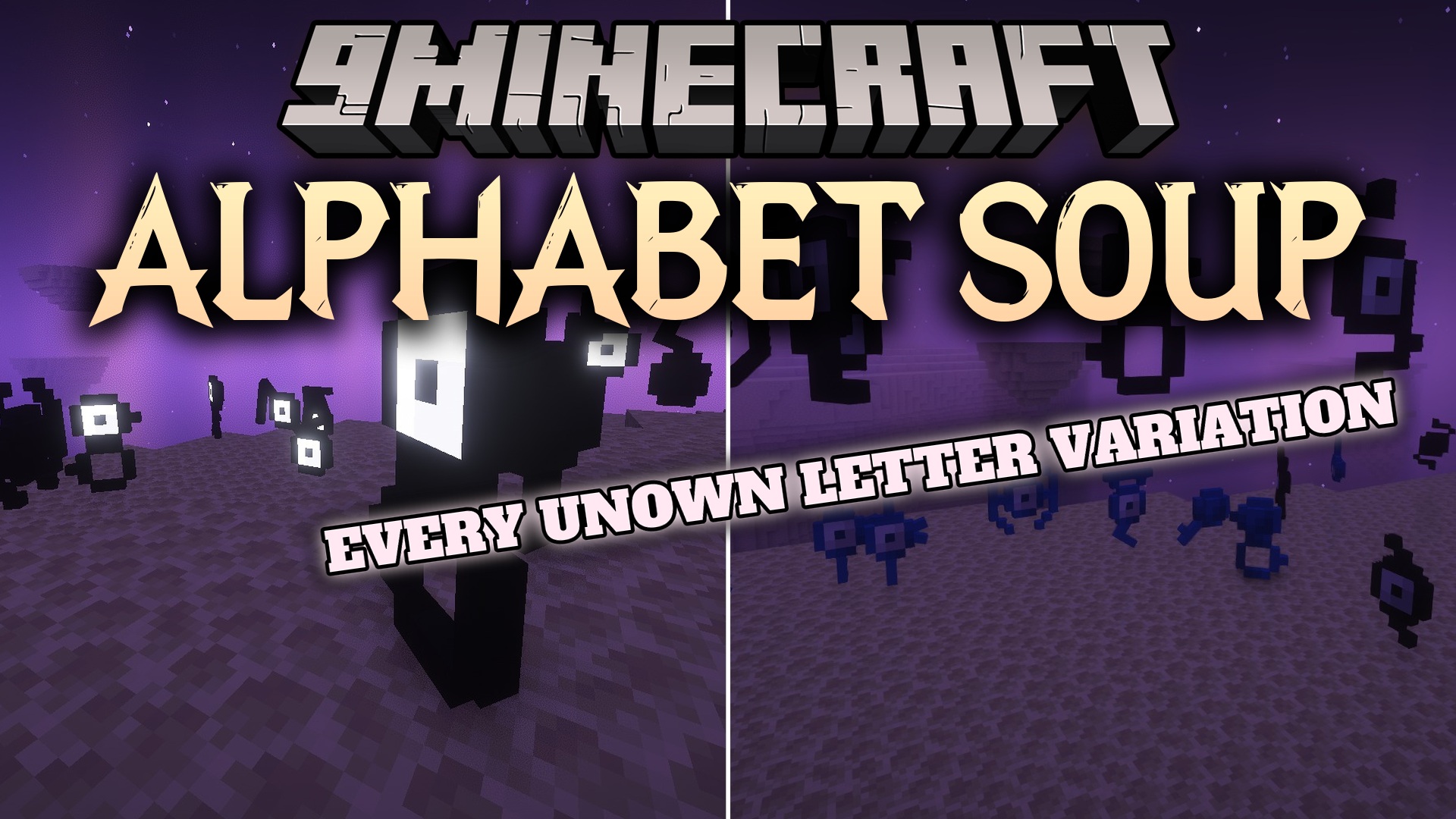 Alphabet Soup Data Pack (1.21.1, 1.20.1) – Catch Every Unown Letter
