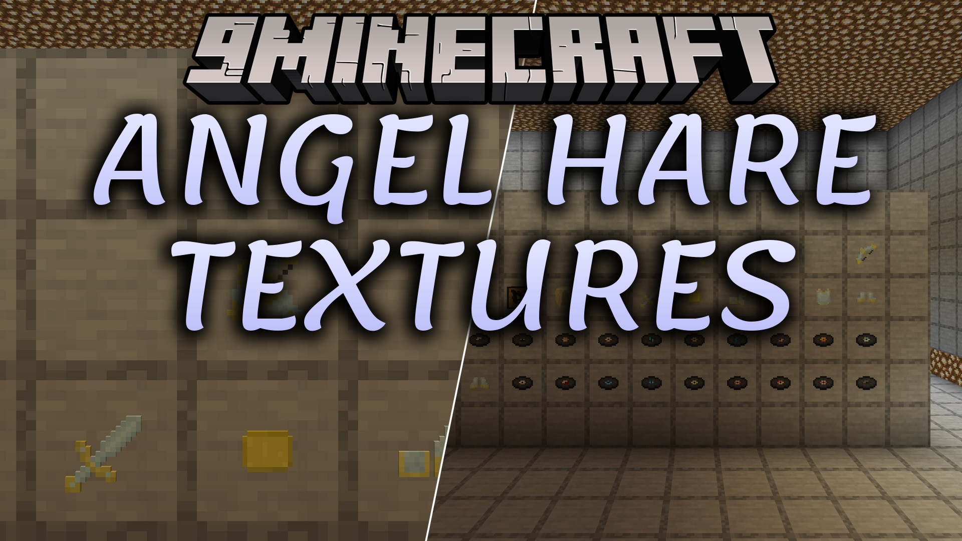Angel Hare Textures Resource Pack (26.2, 26.1.2) – Cartoon Art From the Angel