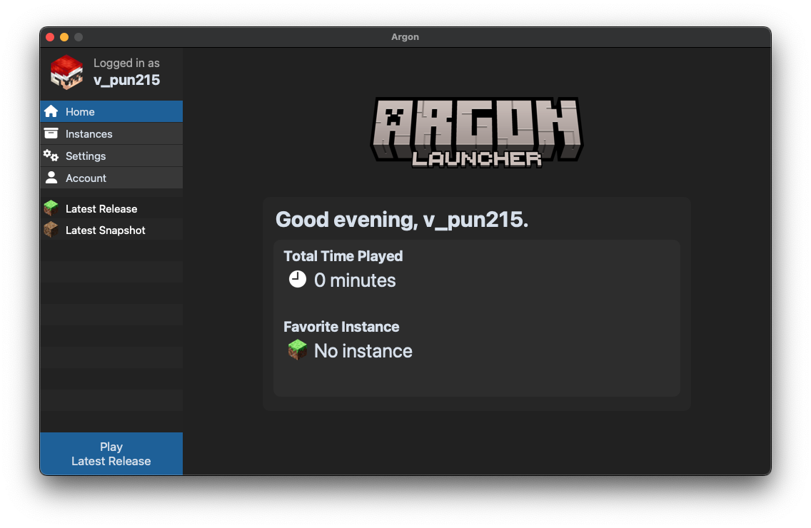 Argon launcher screenshots 1