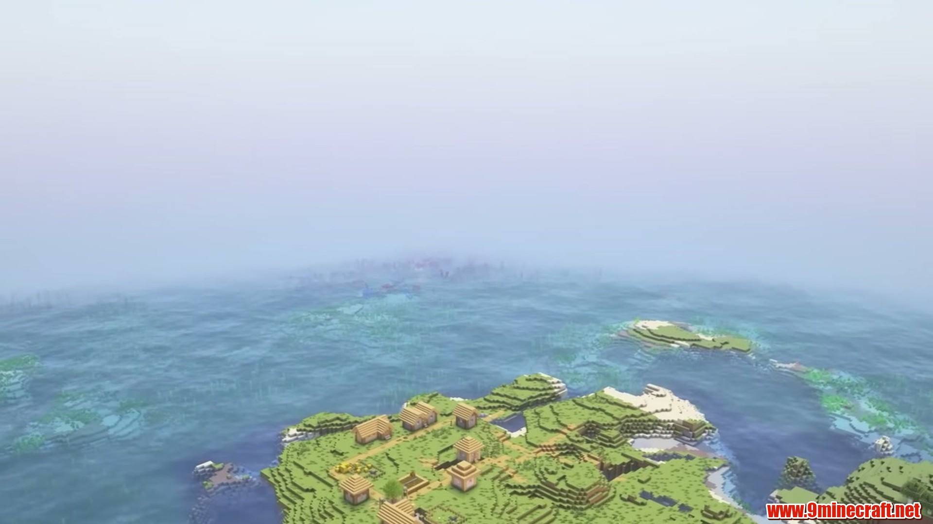 Second landscape view of coral coast island village
