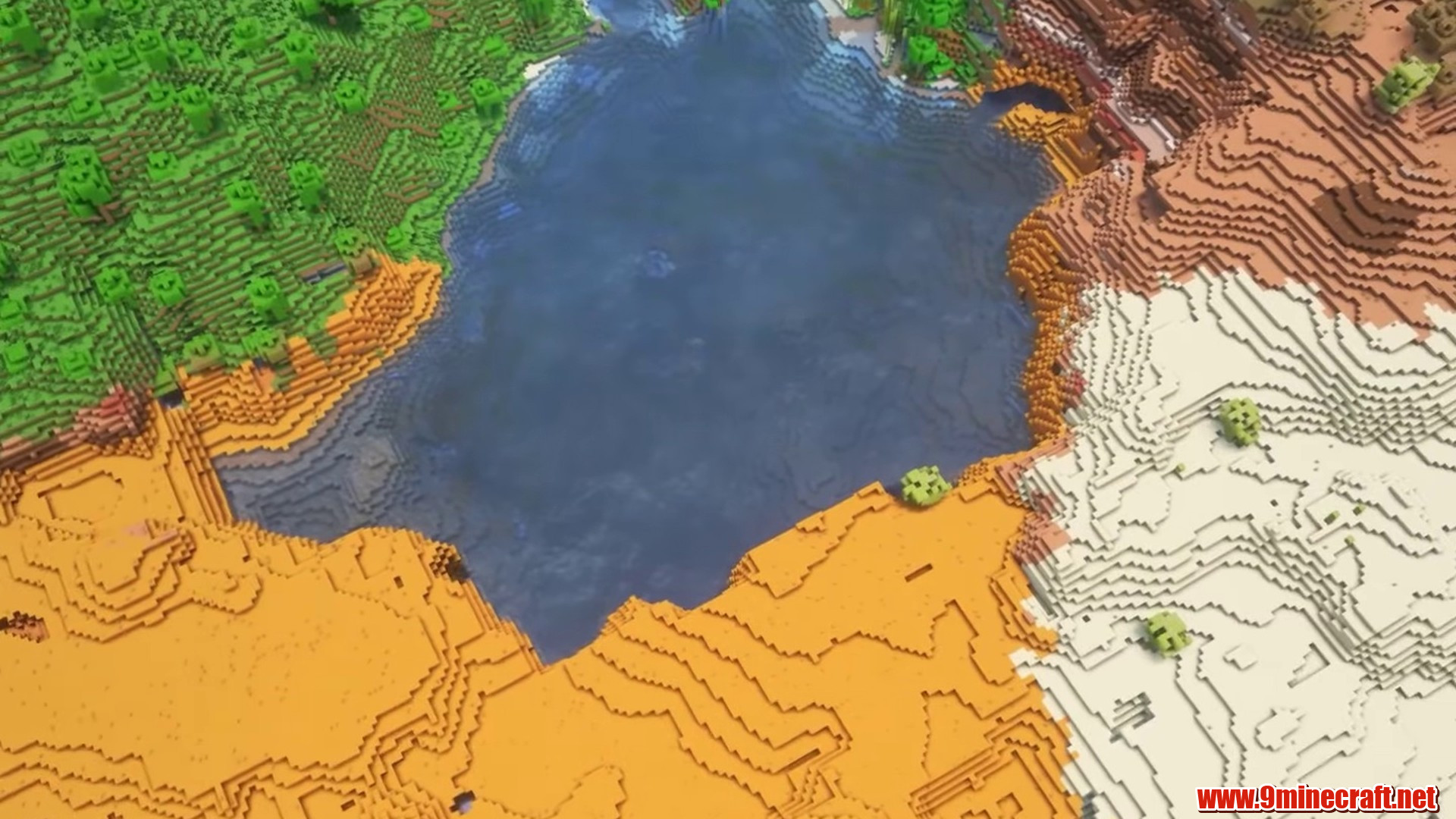 Best Seeds For Minecraft (26.2, 1.21.11) Part 4 – Java/Bedrock Edition 18 Hot lake in minecraft seed 69427206800686688