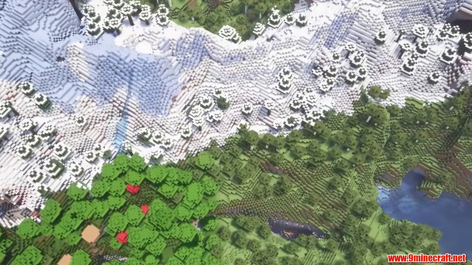 Ring valley in minecraft seed 6942694285919946449