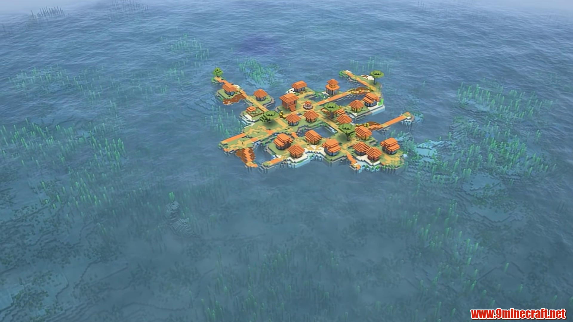 Holy village in minecraft seed 6942694281442956758