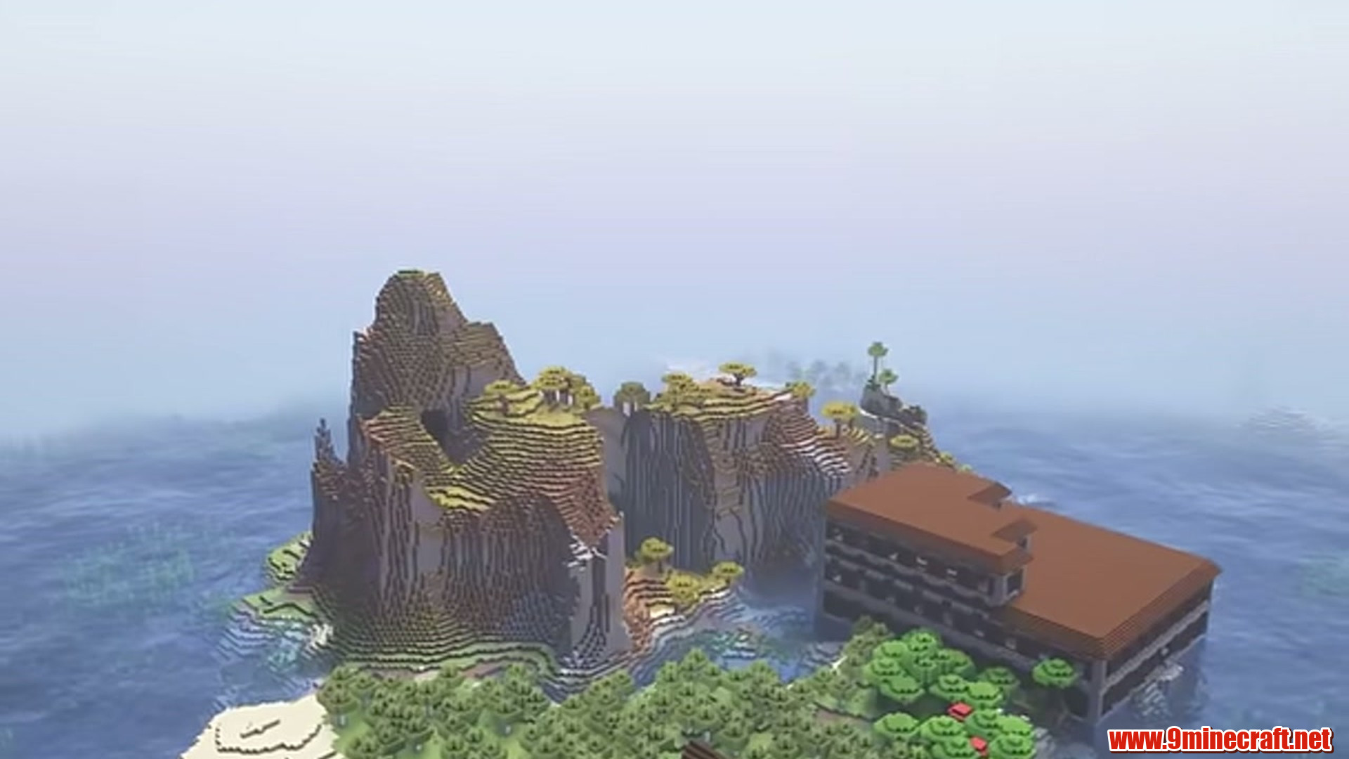 Best Seeds For Minecraft (26.2, 1.21.11) Part 8 – Java/Bedrock Edition 5 Second view of hot island terrain