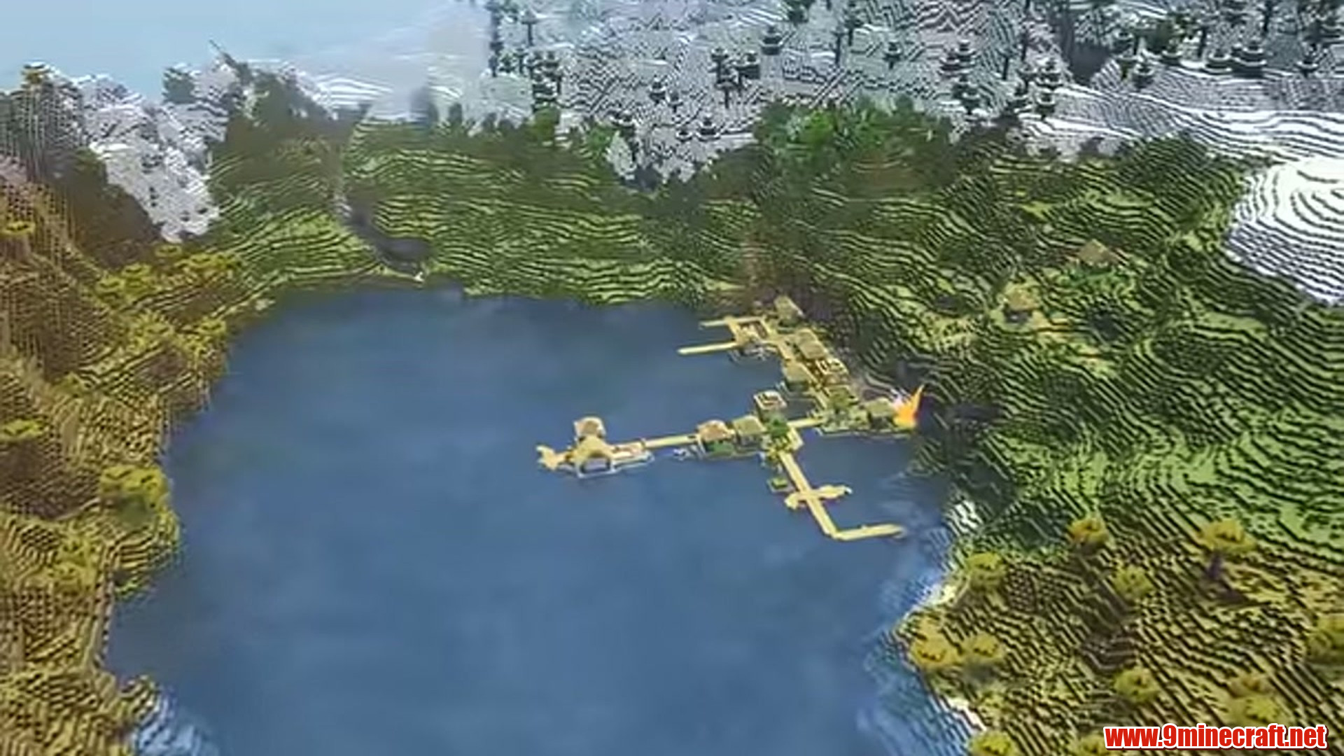 Best Seeds For Minecraft (26.2, 1.21.11) Part 8 – Java/Bedrock Edition 18 Abandoned lake in minecraft seed 6944212983589725