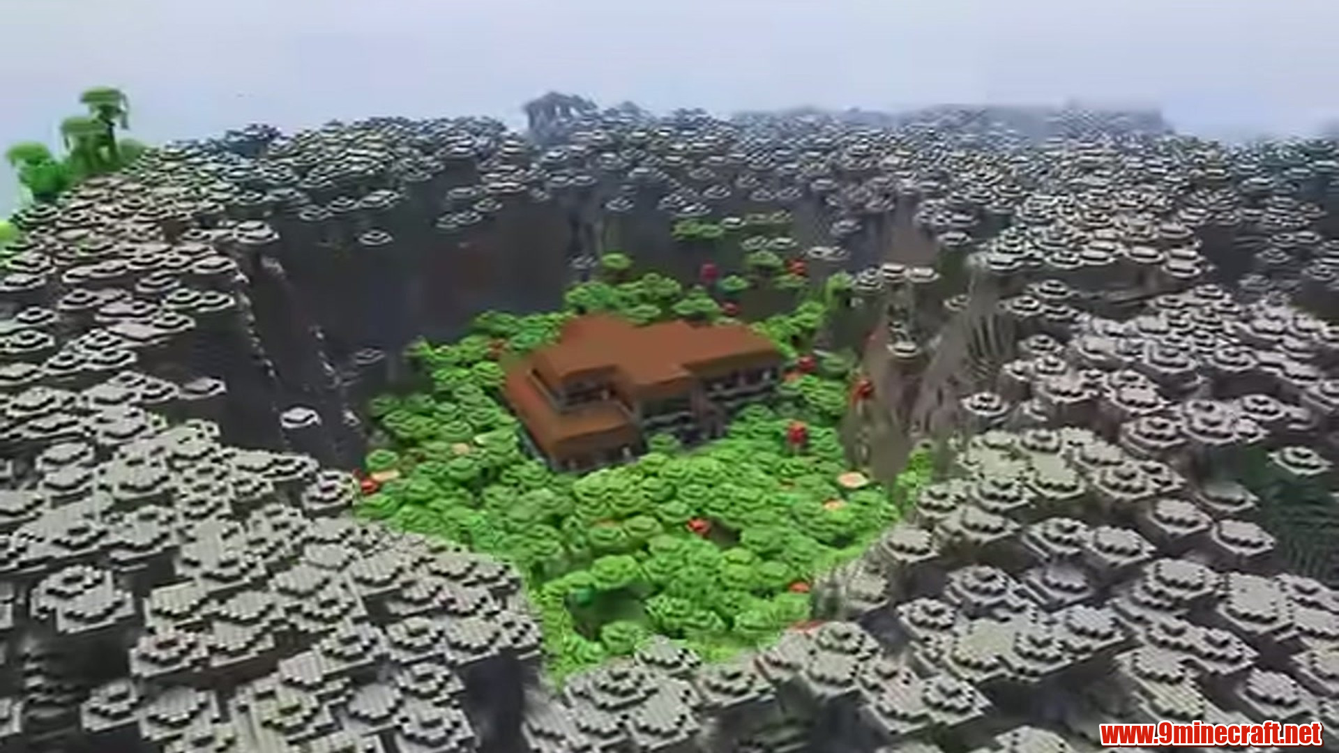 Best Seeds For Minecraft (26.2, 1.21.11) Part 9 – Java/Bedrock Edition 13 Second view of illager's home terrain