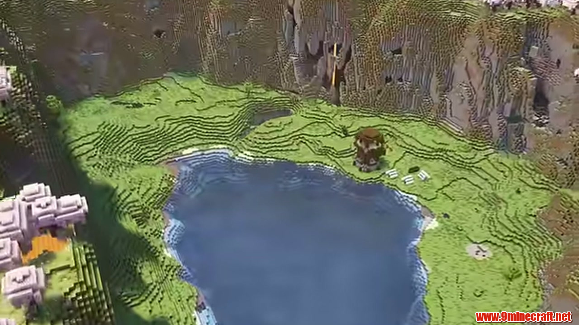 Best Seeds For Minecraft (26.2, 1.21.11) Part 9 – Java/Bedrock Edition 19 Second view of the dream world terrain