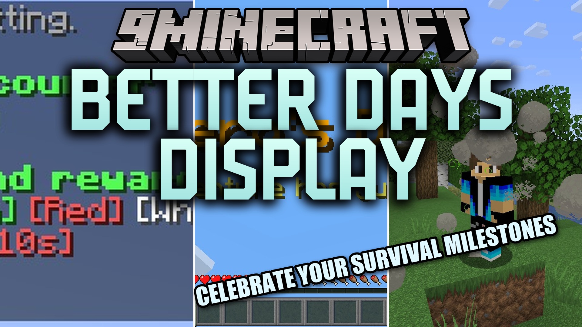 Better Days Display Data Pack (1.21.11, 1.21.1) – Track Your Survival Days