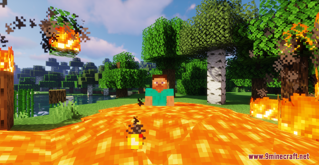 Better Fire Resource Pack (26.2, 1.21.1) – Texture Pack 4 Better fire screenshots 3. Png