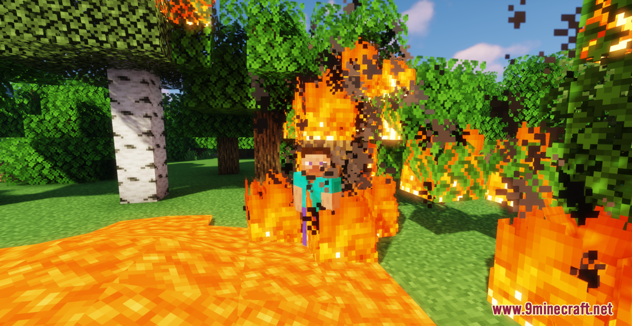 Better Fire Resource Pack (26.2, 1.21.1) – Texture Pack 5 Better fire screenshots 4. Png