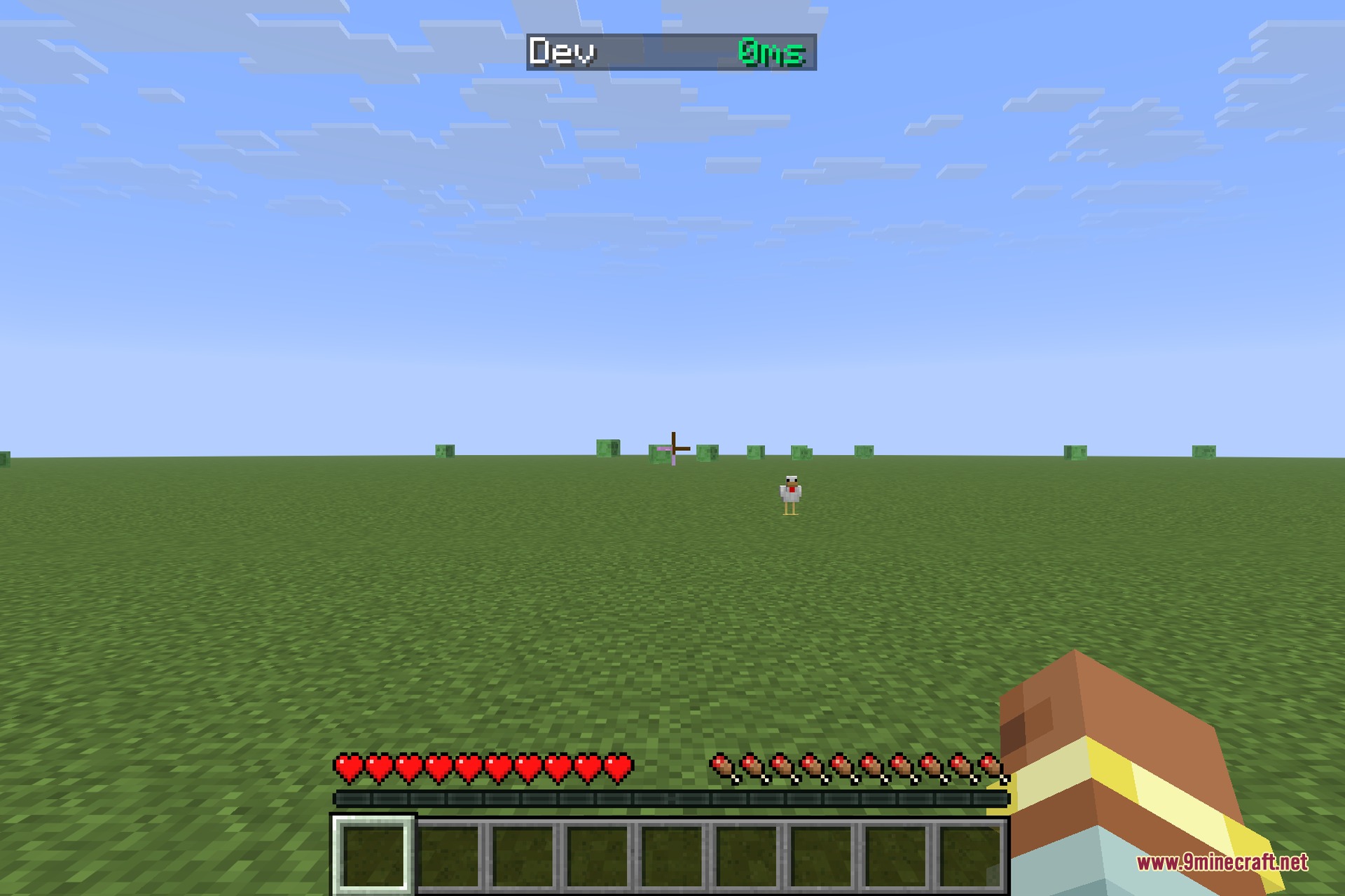 Better Ping Display 9Minecraft Mod (26.2) – Track Exact Player Ping On Any Server 3 Multiplayer tab list displaying a player name and their current connection latency