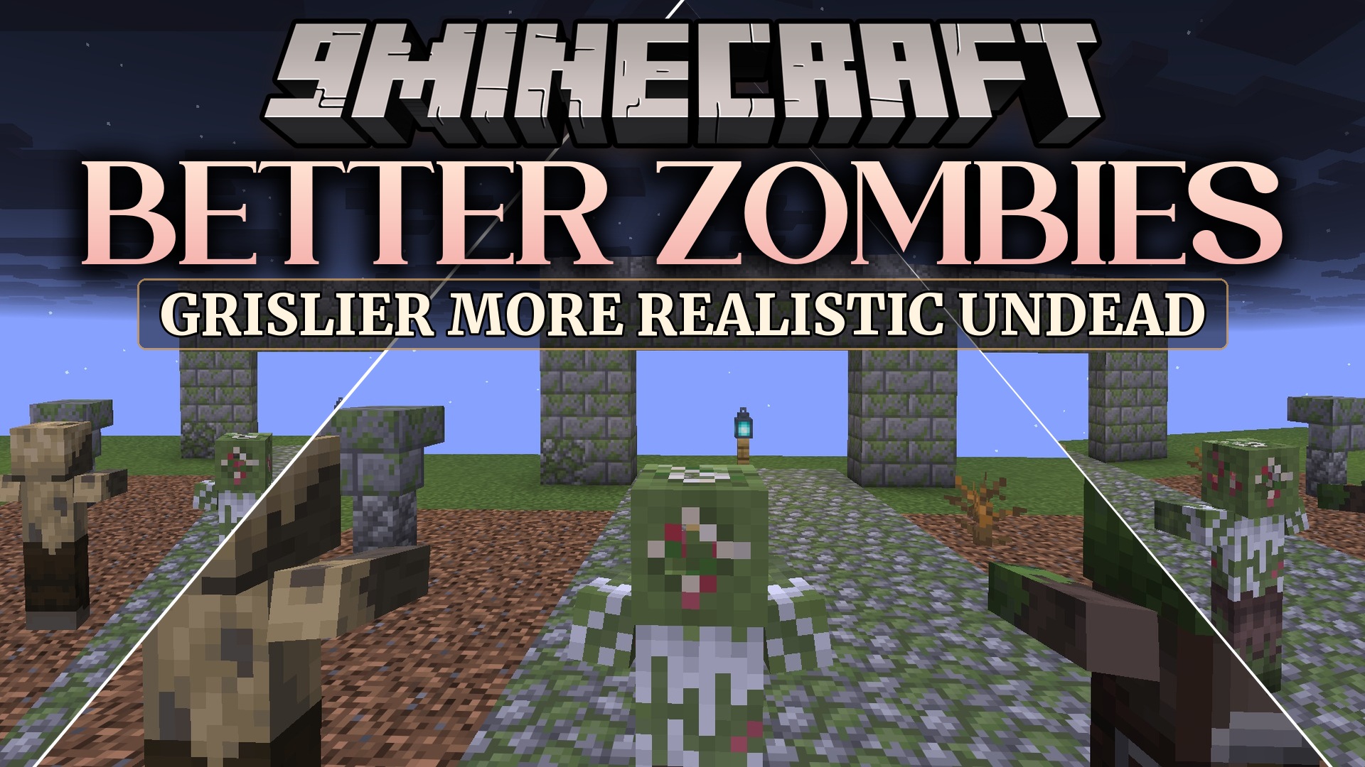 Better Zombies 9minecraft Resource Pack (26.2) – Terrifying Undead for Darker Nights