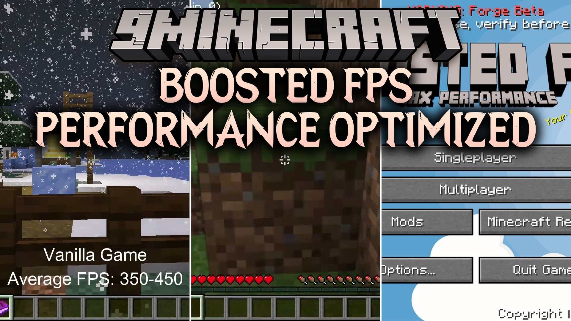 Boosted FPS Performance Optimized Modpack (1.20.1) – Supercharge Your Game Speed