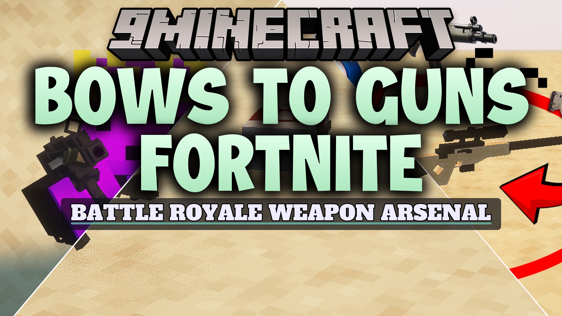 Bows to Guns Fortnite Resource Pack (26.2, 1.20.1) – Battle Royale Firearms Bows to Guns Fortnite Resource Pack (26.2, 1.20.1) – Battle Royale Firearms