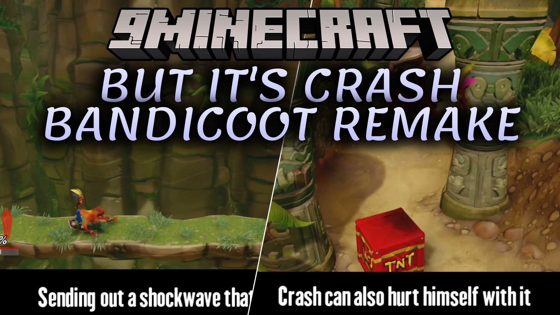 But It’s Crash Bandicoot Remake Map (26.2, 1.20.1) – Spin and Smash Crates