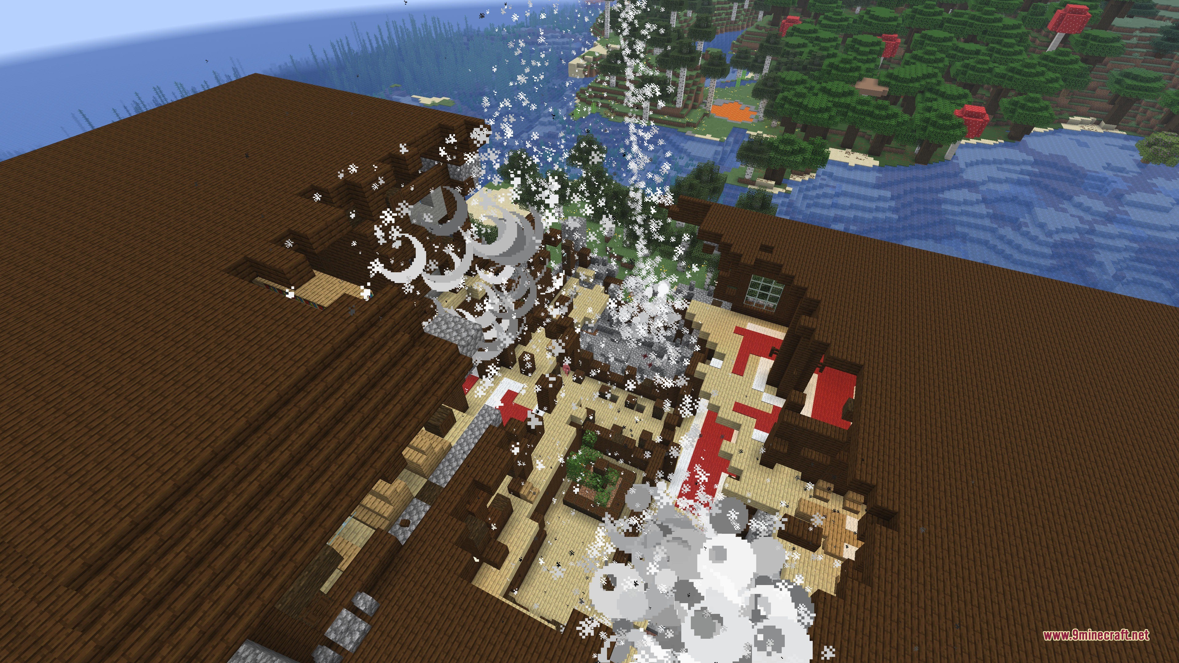 Chems’ Guns Data Pack (26.2, 1.21.11) – Craft Custom Firearms And Rain 7 Multiple explosions and smoke particles destroy the rooms of a large mansion