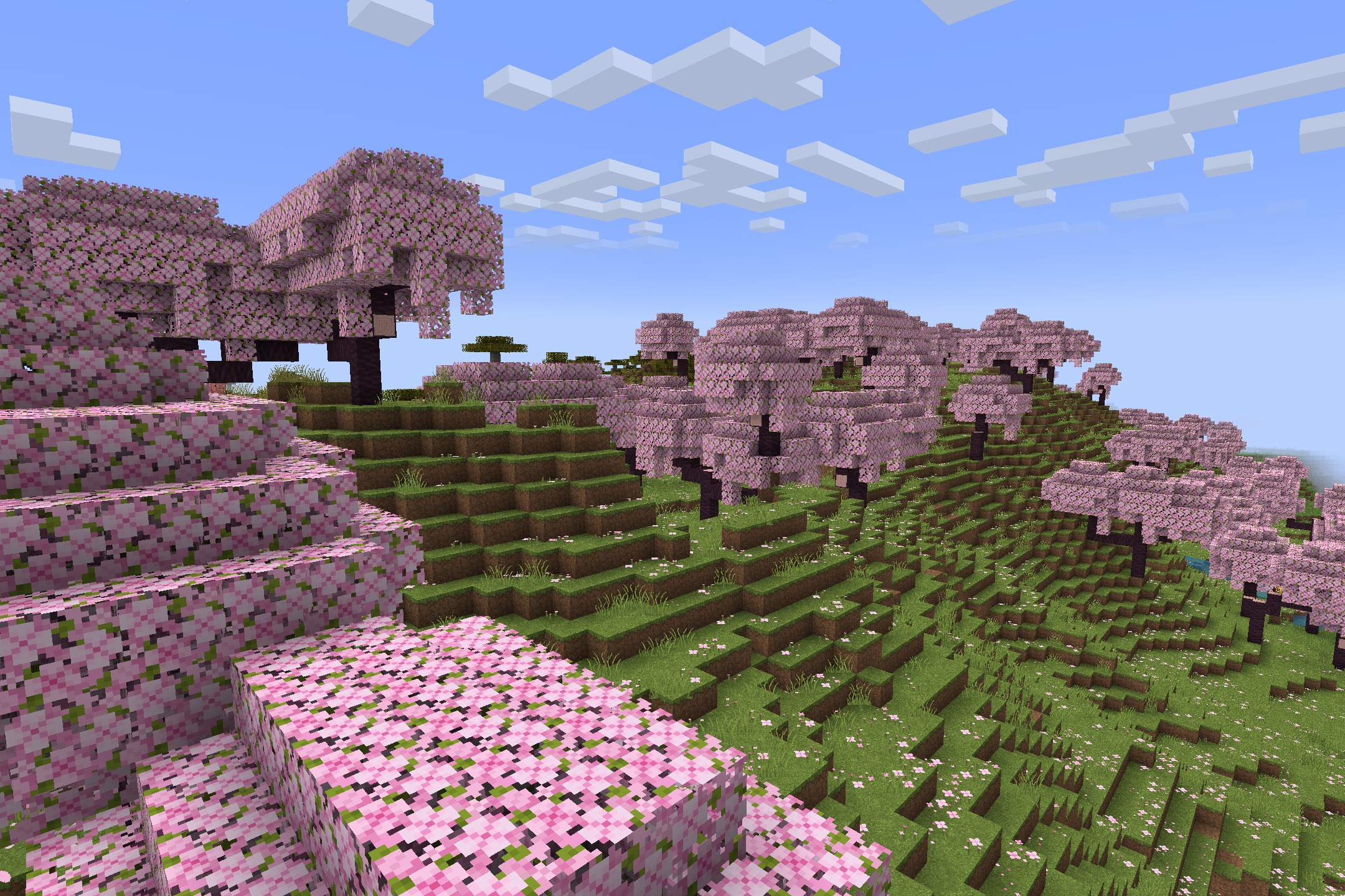 Classic Faithful 64X Jappa Resource Pack (26.2, 26.1.2) 2 Classic faithful jappa resource pack enhances the vibrant pink cherry blossom trees