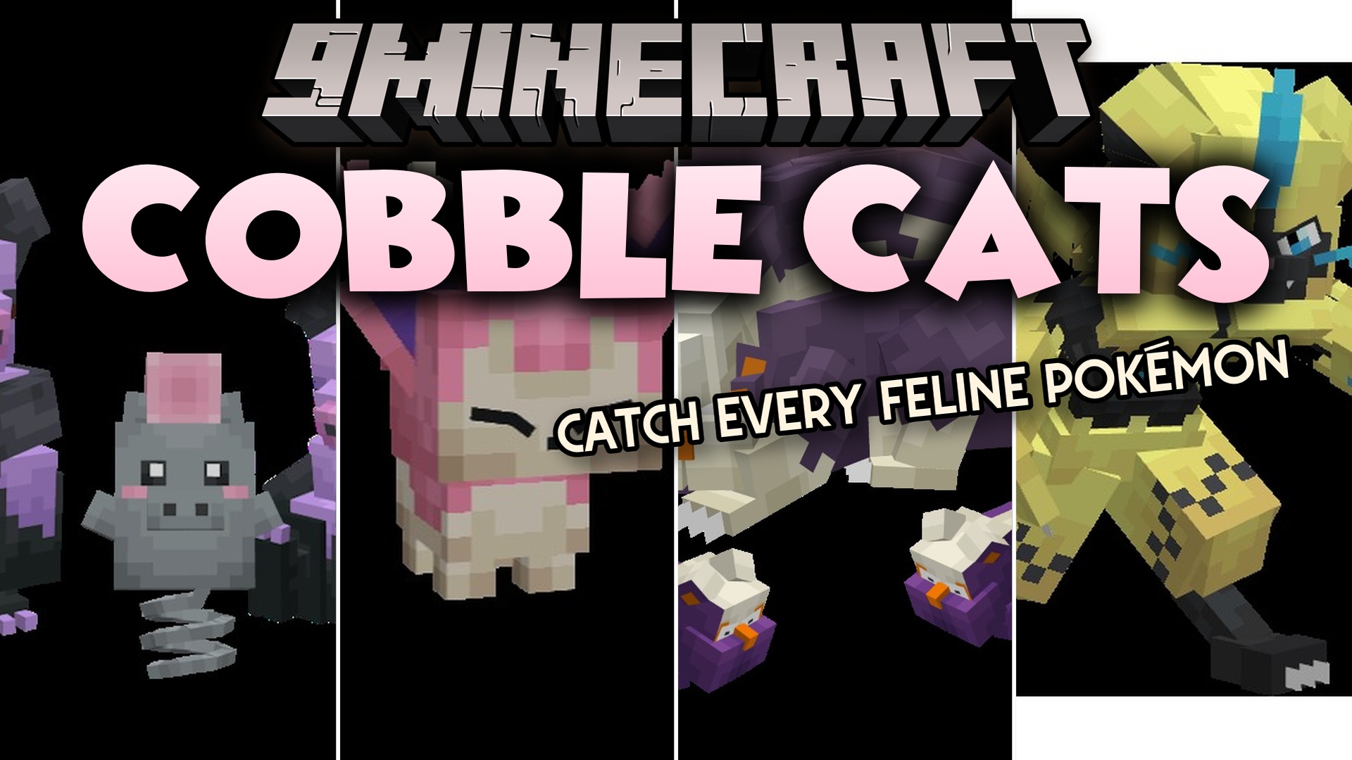 Cobble Cats Data Pack (1.21.1, 1.20.1) – Catch and Train Feline Cobblemon
