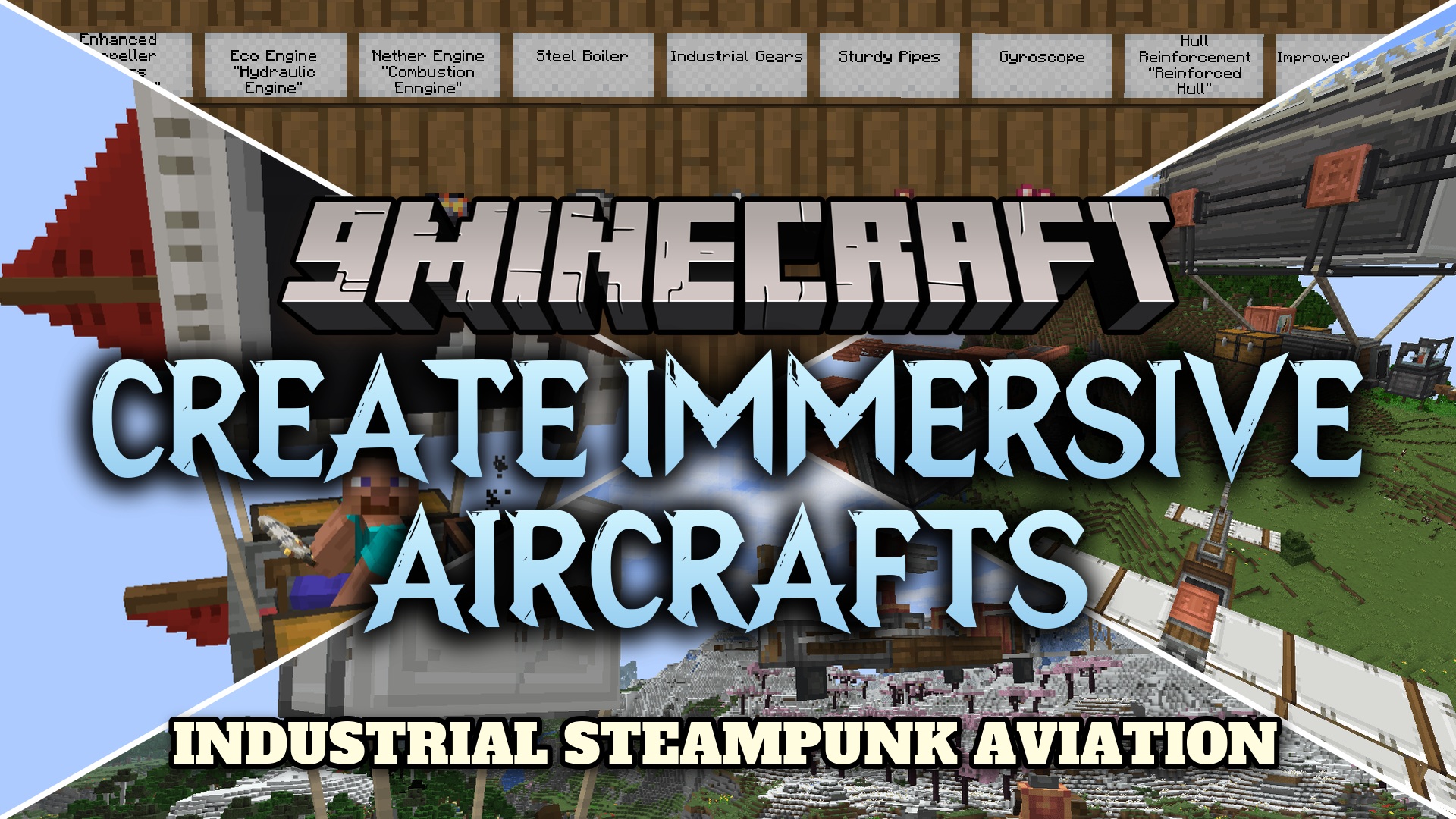 Create Immersive Aircrafts Resource Pack (1.21.1, 1.20.1)