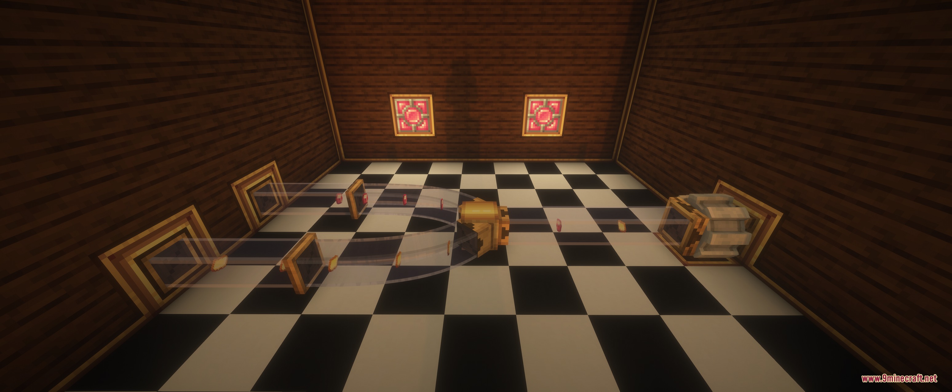 Create Over Pressure Mod (1.21.1) – Pipe Factory Items Anywhere 3 Pneumatic tubes transporting items across a checkered factory floor