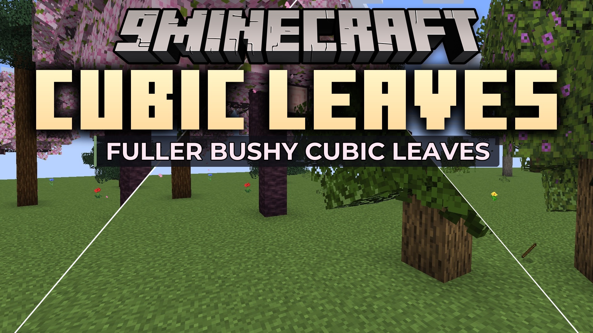 Cubic Leaves 9minecraft Resource Pack (26.2) – Bushy 3D Foliage for Vanilla Trees