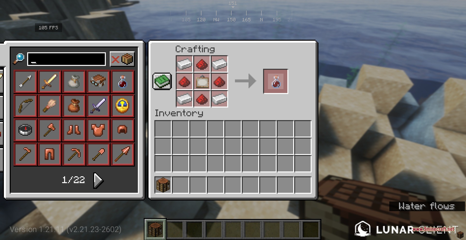 Cursed Limitless Resonance Data Pack (26.1.2, 1.21.11) 2 Crafting a special cursed energy bottle with iron and redstone dust