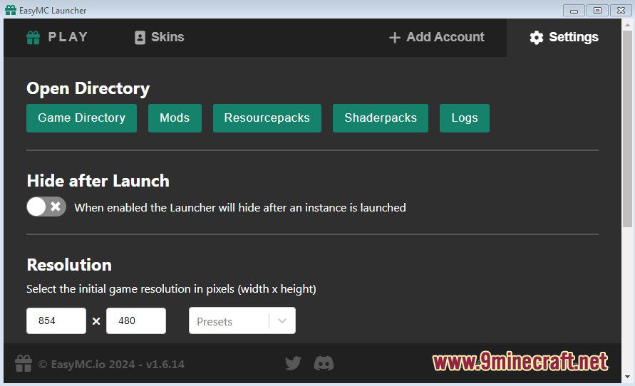 Easymc Launcher (26.2, 1.20.1) – Playing Minecraft For Free Account 7 Easymc launcher screenshots 4