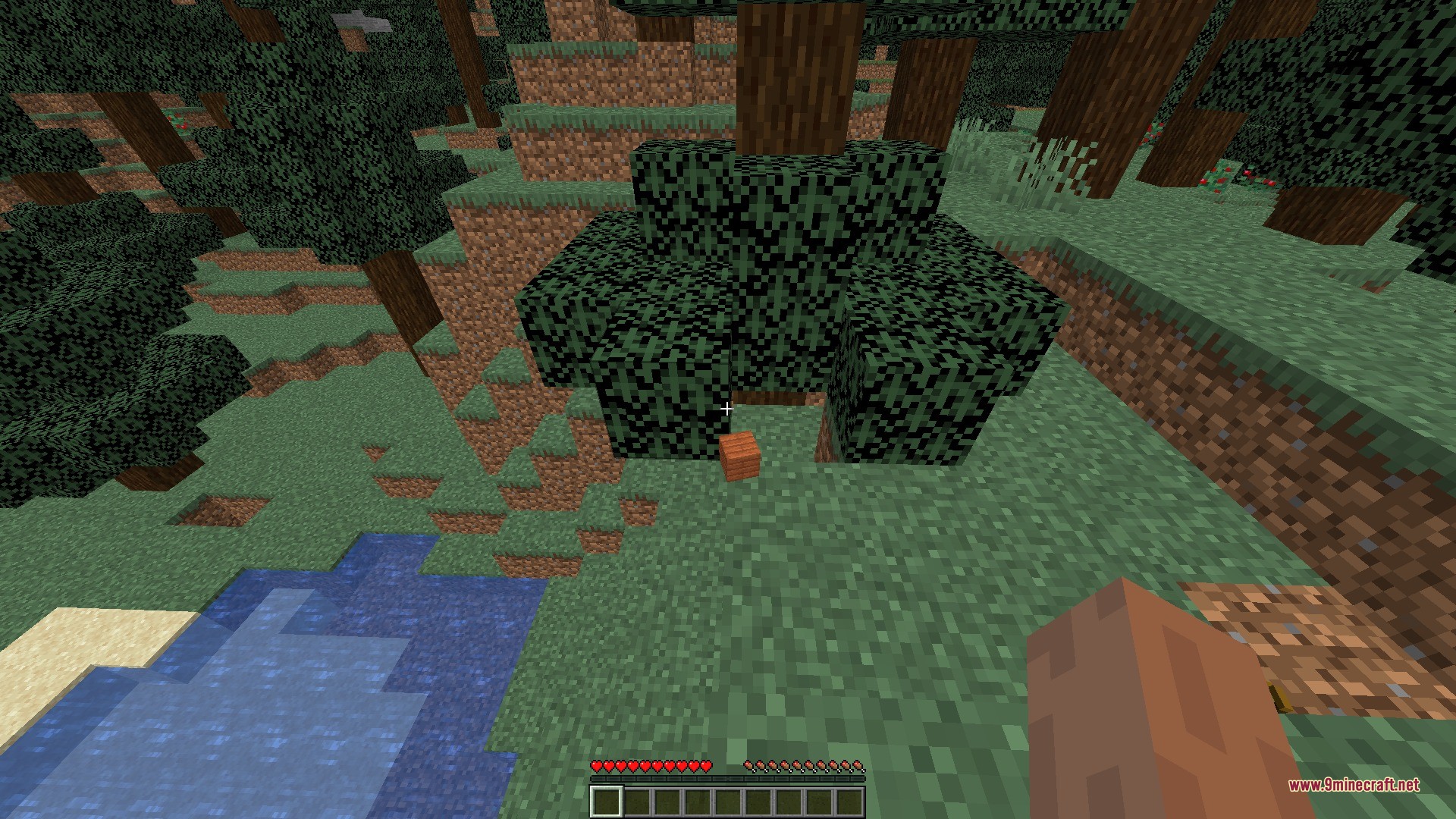 Every Block Drop Is Random Data Pack (26.2, 1.20.1) – Break Any Block 3 Breaking a tree results in a random orange wool block drop