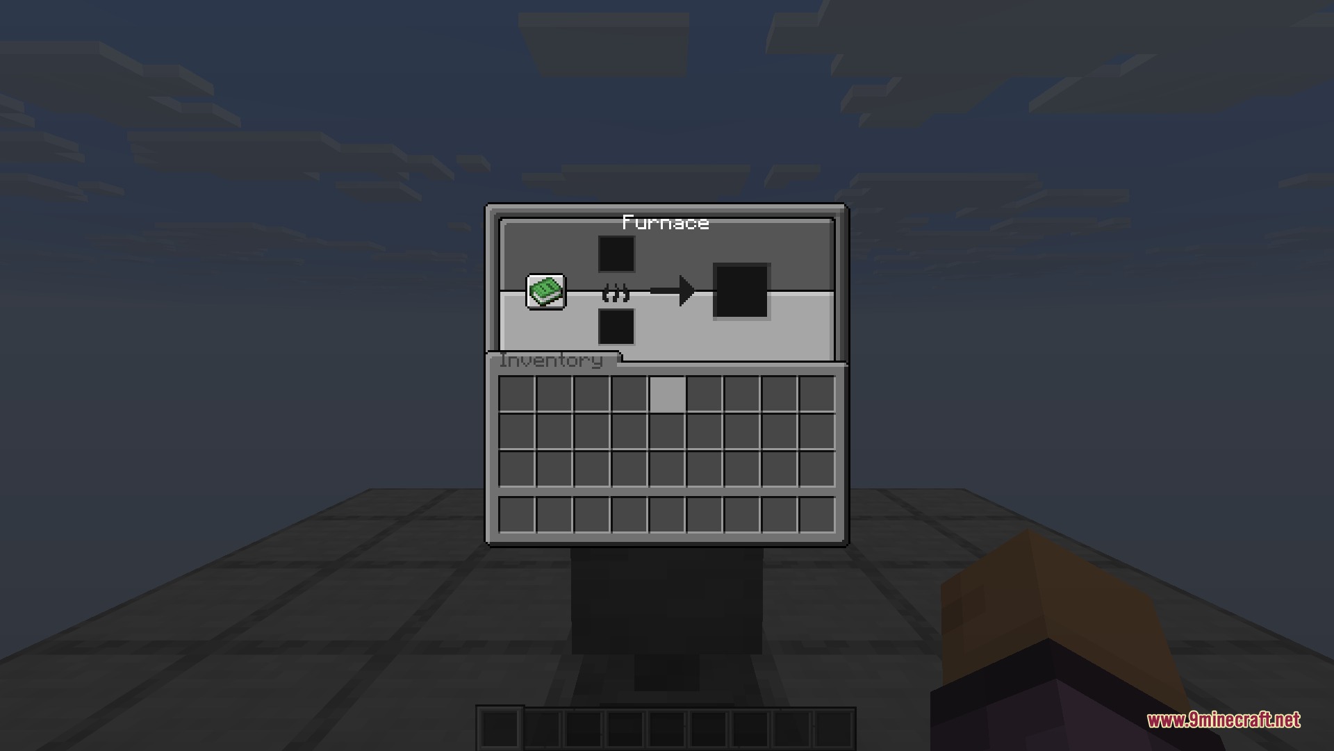 Fancy Gui Overhaul 9Minecraft Resource Pack (26.2) – Sleek Dark Menus And Warm Wood 4 Fancy gui overhaul features a sleek dark furnace menu in minecraft