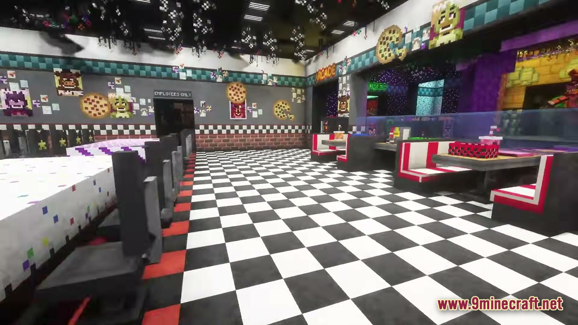 Freddy Fazbear’s Pizzeria Map (26.2, 1.20.1) – Hide From Haunted Animatronics 4 Freddy fazbear's pizzeria map screenshot 3