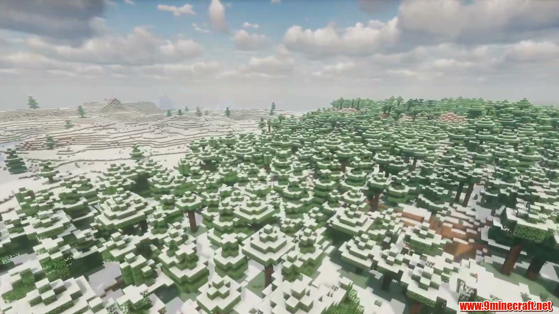 Snow forest ruined portal in minecraft seed 1794862302511058117