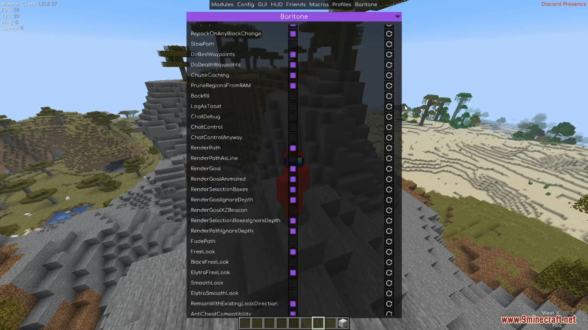Glazed client mod screenshots 2 1