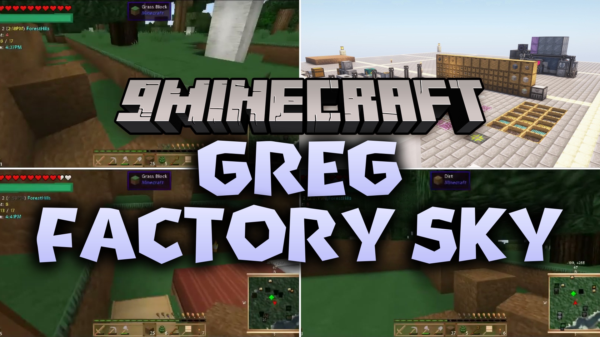 Greg Factory Sky Modpack (1.20.1) – Automate Modern Tech